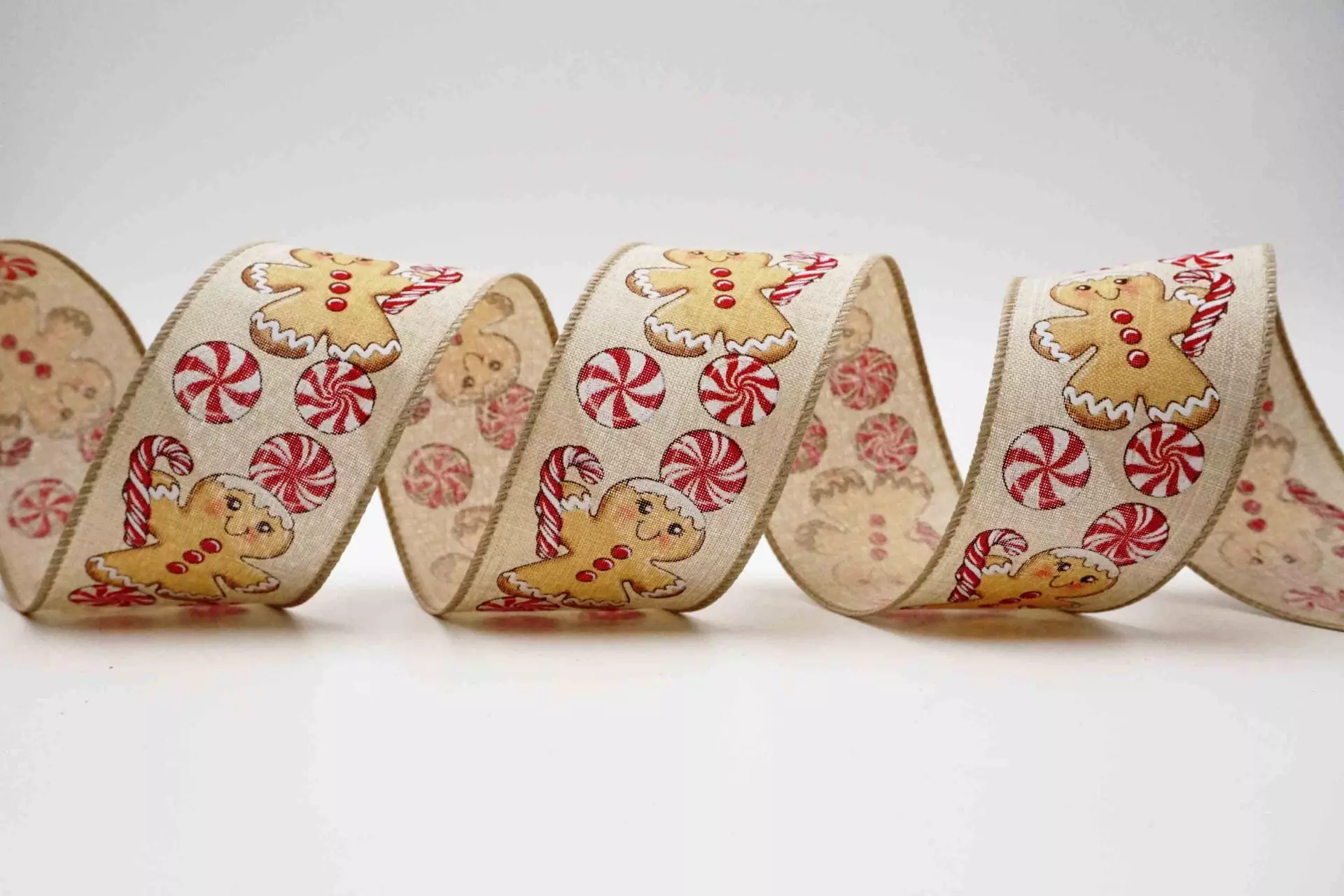 可爱姜饼人&糖果缎带